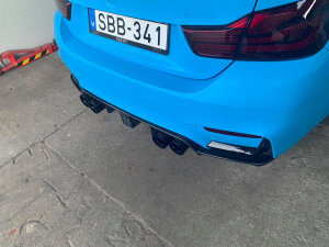 Cstar Carbon gfk Heckdiffusor Diffusor LED F1 KHL 1 1tlg. passend für BMW F80 M3 F82 F83 M4