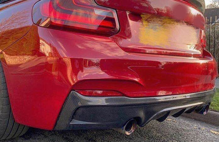 Cstar Carbon Gfk Heckdiffusor V3 passend für BMW F22 F23 M Paket 235i 240i