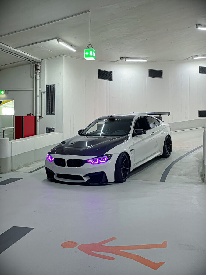 Cstar Doppel Gfk Carbon (Innen & Außen) Motorhaube GTS passend für BMW F82 F83 M4 M3 F80 CS