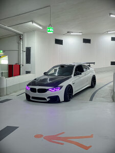Cstar Doppel Gfk Carbon (Innen & Außen) Motorhaube GTS passend für BMW F82 F83 M4 M3 F80 CS