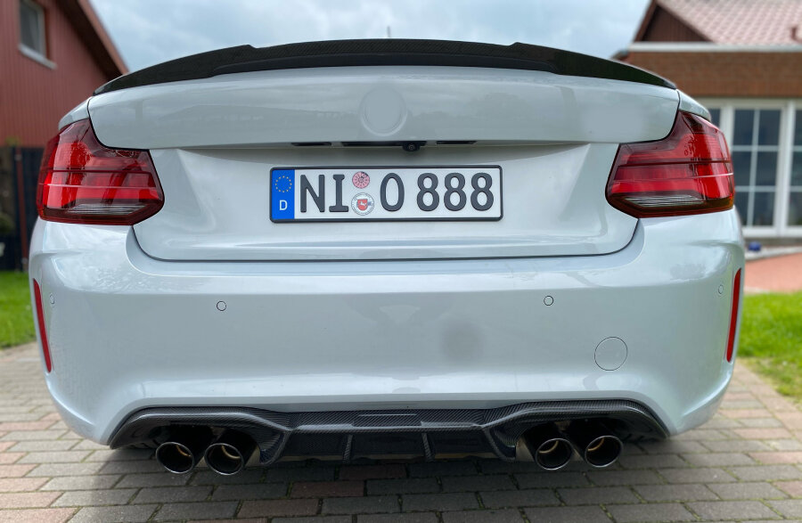 Cstar Carbon Gfk Heckdiffusor AK passend für BMW M2...
