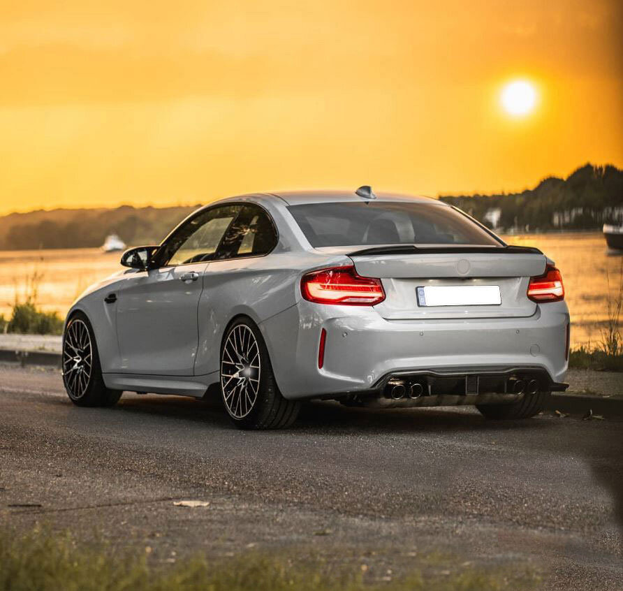 Cstar Carbon Gfk Heckdiffusor KHL DTM F1 LED passend für BMW M2 F87 + Competition