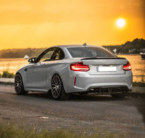 Cstar Carbon Gfk Heckdiffusor KHL DTM F1 LED passend für BMW M2 F87 + Competition