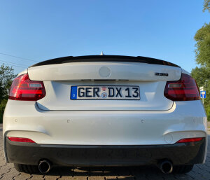 Cstar Carbon Gfk Heckspoiler V 2 passend für BMW F22 F87 M2 + Competition