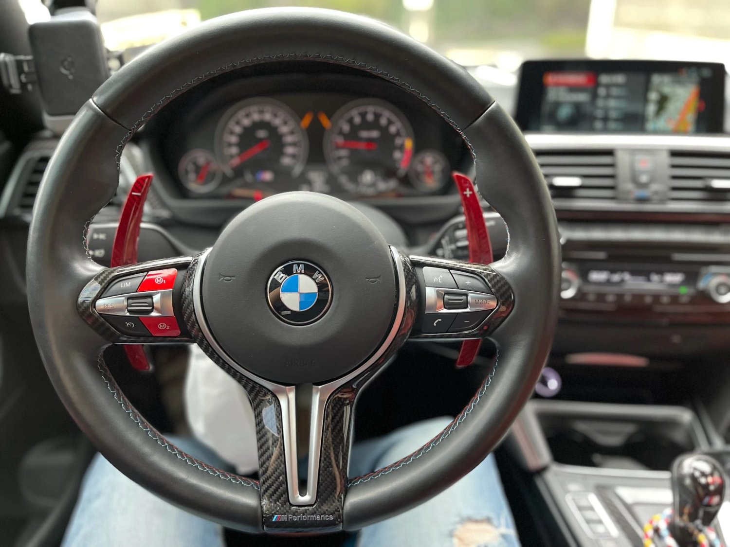 für BMW M2 M4 2014-2018 DYBANP Pkw-Schaltwippen M3 Verlängerung der Pkw-Schaltwippen für Lenkradlenker 