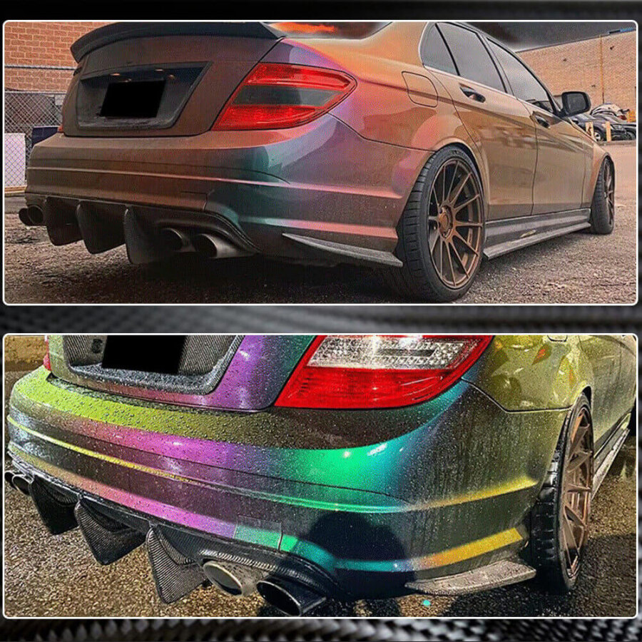 Cstar Carbon Gfk Heckdiffusor DTM V2 passend für Mercedes Benz W204 C204 AMG C63 Coupe Limo VMOPF