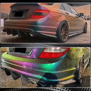 Cstar Carbon Gfk Heckdiffusor DTM V2 passend für Mercedes Benz W204 C204 AMG C63 Coupe Limo VMOPF