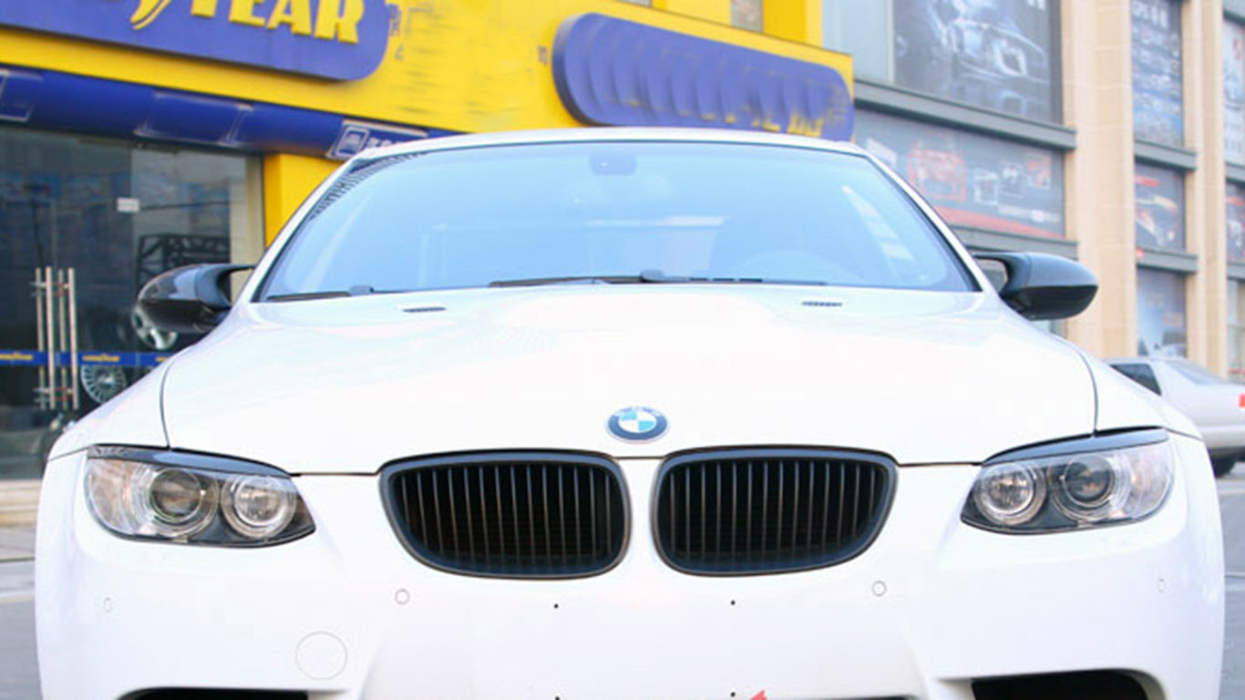 Auto Front scheinwerfer Linsen abdeckung für BMW E92 E93 2006