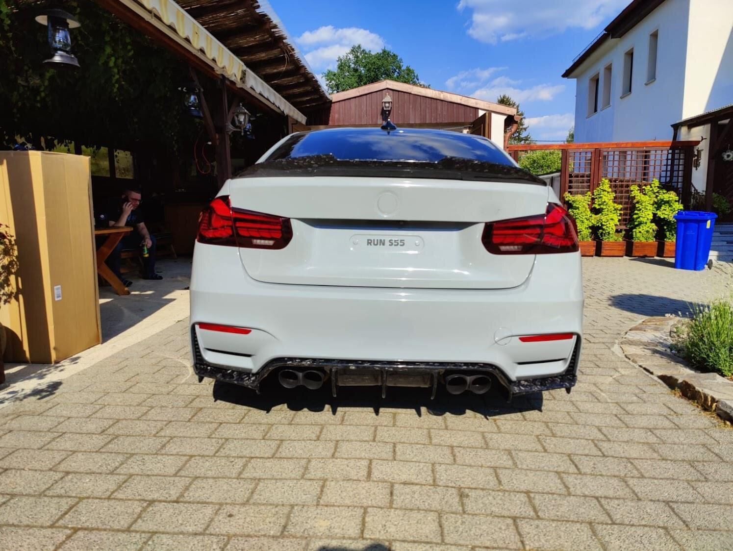 Cstar Forged Carbon Gfk Diffusor ähnl. Vorsteiner 3tlg. passend für BMW F80 M3 F82 F83 M4