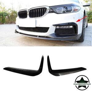 Cstar Carbon Gfk Inserts V2 Abdeckung Nebelscheinwerfer Frontschürze passend für BMW G30 G31 MP