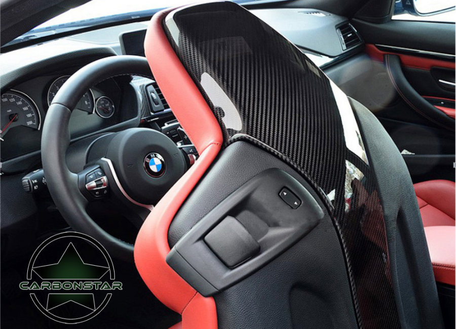 Cstar Carbon Sitzabdeckung Cover Sitze passend f&uuml;r BMW F87 M2 Competition