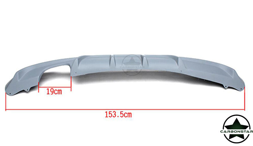 Cstar Gfk Heckdiffusor passend für BMW F34 GT Doppelrohr Links