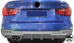 Cstar Gfk Heckdiffusor passend für BMW F34 GT Doppelrohr Links