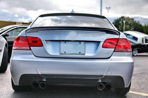 Cstar Carbon Gfk Heckdiffusor passend für BMW E92 E93 M Paket 4 Rohr Doppelrohr Li & Re