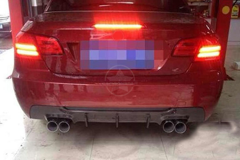Cstar Carbon GFK Heckdiffusor passend für BMW E92 E93 335i 335d MP Doppelrohr li & re