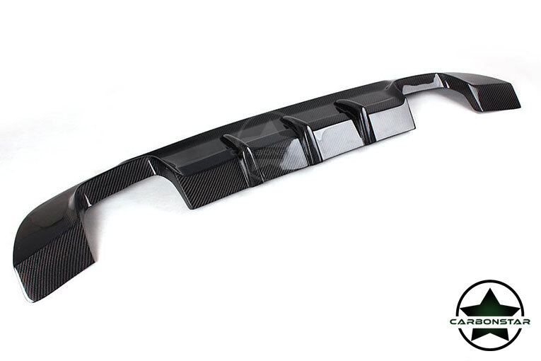 Cstar Carbon GFK Heckdiffusor passend für BMW E92 E93 335i 335d MP Doppelrohr li & re