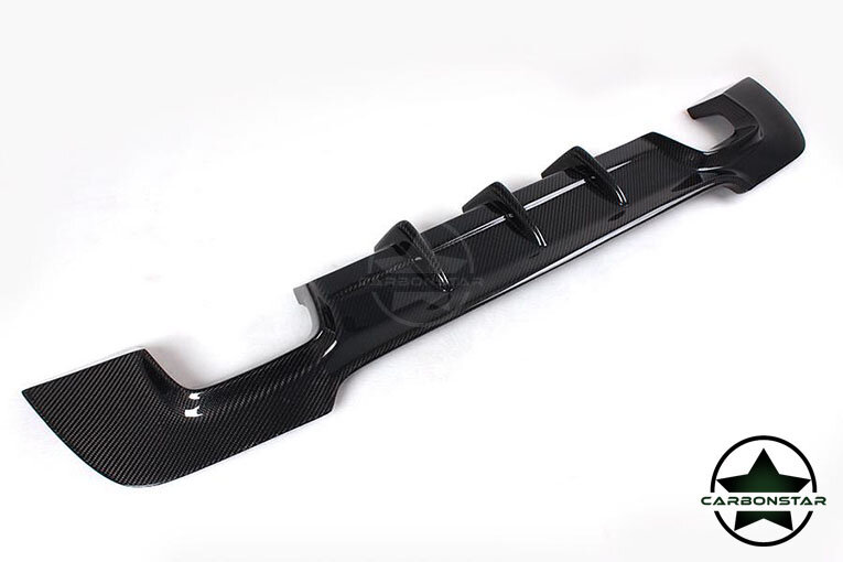 Cstar Carbon GFK Heckdiffusor passend für BMW E92 E93 335i 335d MP Doppelrohr li & re