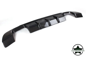 Cstar Carbon GFK Heckdiffusor passend für BMW E92 E93 335i 335d MP Doppelrohr li & re