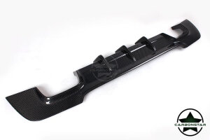 Cstar Carbon GFK Heckdiffusor passend für BMW E92 E93 335i 335d MP Doppelrohr li & re