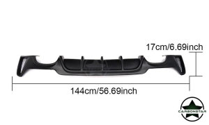 Cstar Gfk Heckdiffusor passend für BMW F32 F33 M Paket