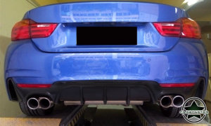Cstar Gfk Heckdiffusor passend für BMW F32 F33 M Paket