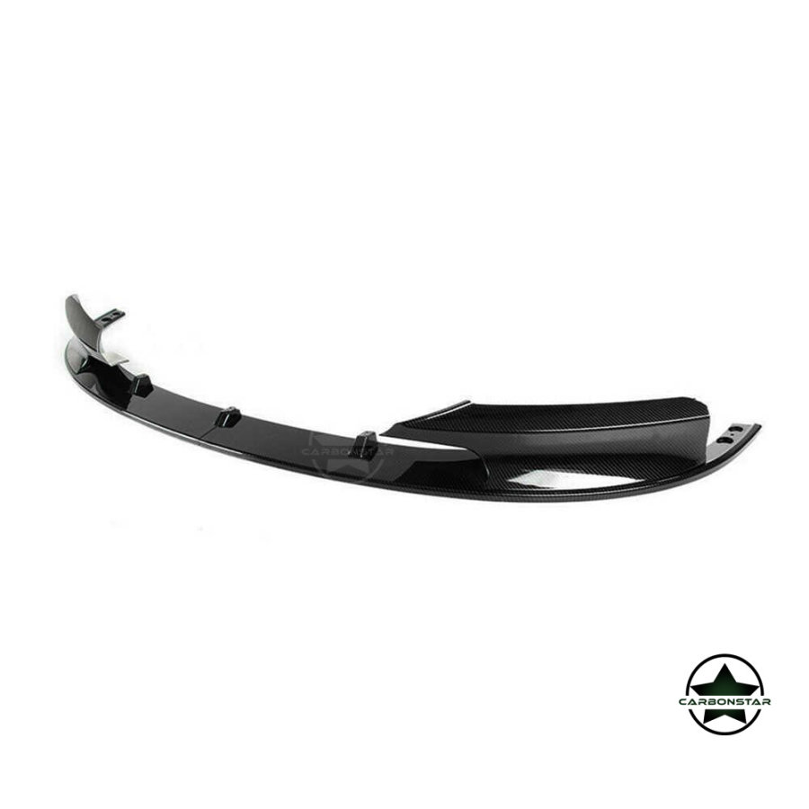 Cstar Frontlippe Splitter ABS Carbon Look Glanz passend für BMW F30 F31 M Paket LCI und vor LCI