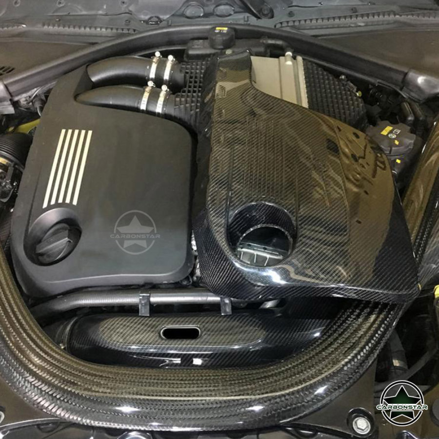 Cstar Carbon Gfk Motorabdeckung passend für BMW F80 M3 F82 F83 M4 F82 M2 Competition
