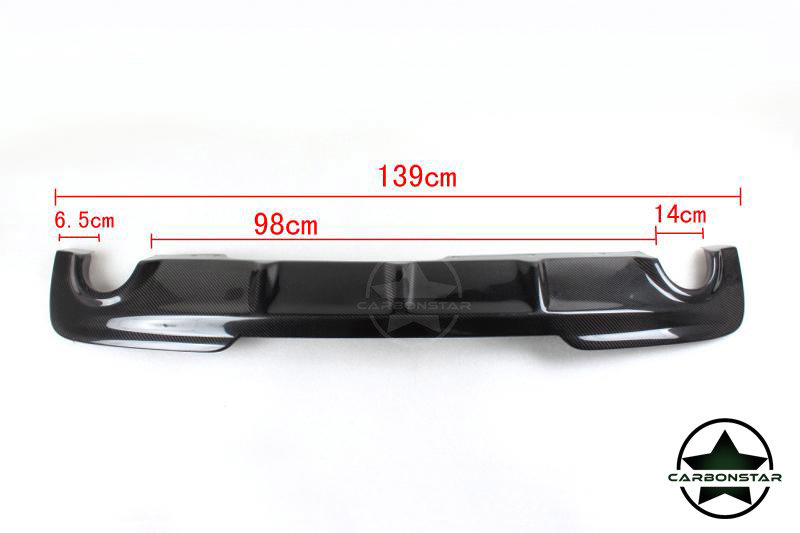 Cstar Carbon Gfk Performance V3 Heckdiffusor passend für BMW F10 F11 535i  535ix 535d 535dx M Paket