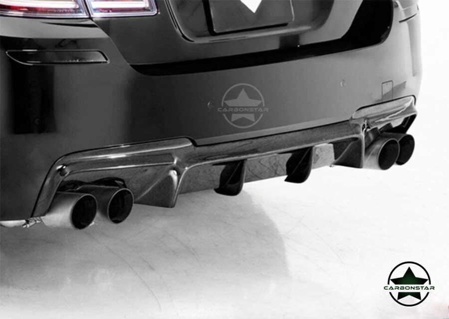 Cstar Carbon Gfk Heckdiffusor V 4 Rohr passend für BMW F10 F11 M Paket M5