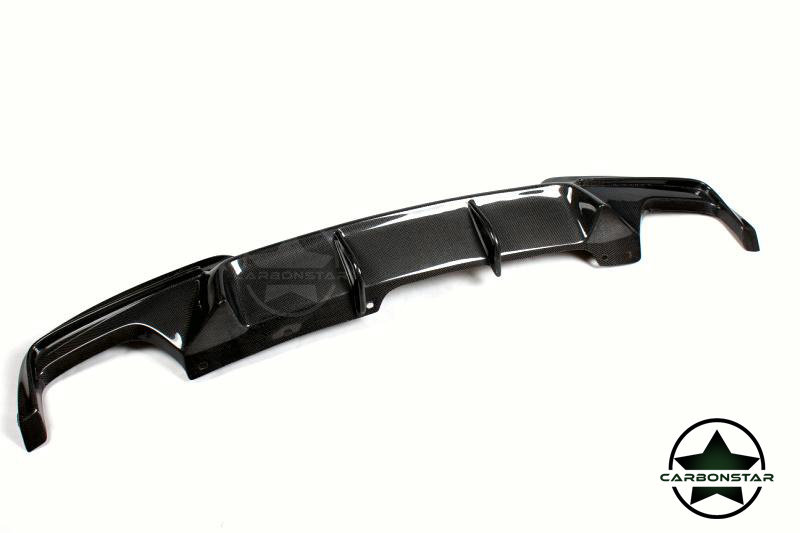 Cstar Carbon Gfk Heckdiffusor V Style 4 Rohr passend für BMW F10 F11 M Paket M5