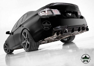 Cstar Carbon Gfk Heckdiffusor V 4 Rohr passend für BMW F10 F11 M Paket M5