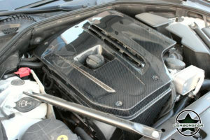 Cstar Carbon Gfk Motorabdeckung passens für BMW F10 F11 528i 535i 550i