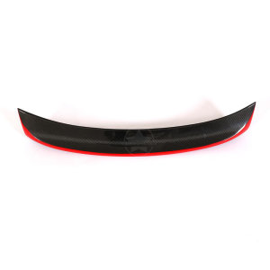 Cstar Carbon Gfk CSL Heckansatz Spoiler Red Line passend für BMW E46 Coupe + M3
