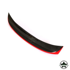 Cstar Carbon Gfk CSL Heckansatz Spoiler Red Line passend für BMW E46 Coupe + M3