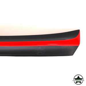 Cstar Carbon Gfk CSL Heckansatz Spoiler Red Line passend für BMW E46 Coupe + M3