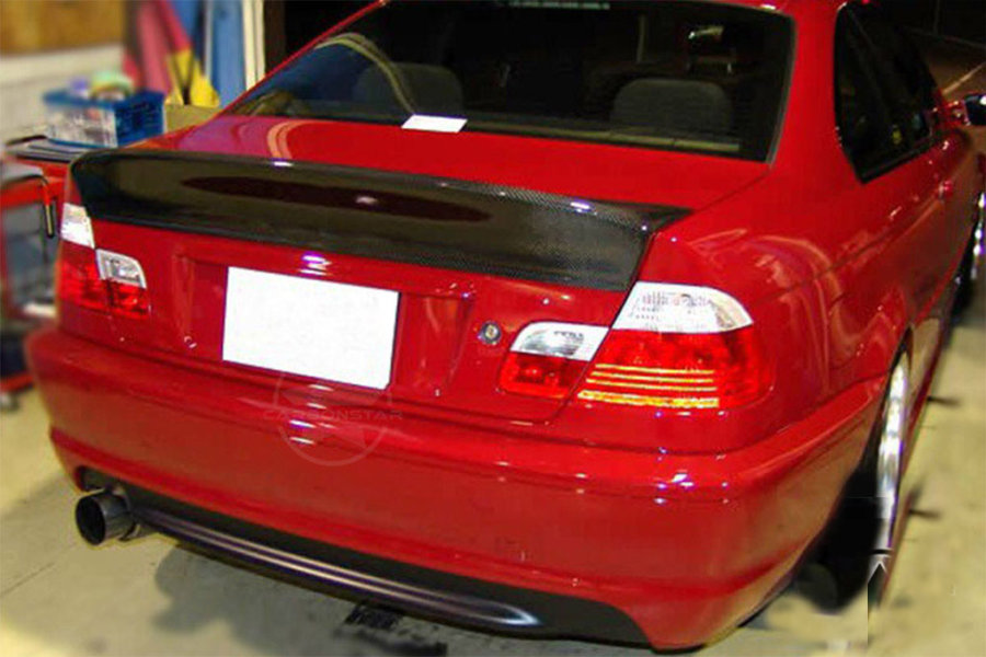 Cstar Carbon Gfk CSL Heckansatz Spoiler passend f&uuml;r BMW E46 Limo