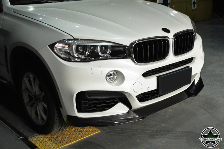 Cstar Carbon Gfk Frontlippe passend für BMW X6 F16 X6M M Paket
