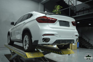 Cstar Carbon Gfk Performance Diffusor passend für BMW X6 F16 X6M M Paket