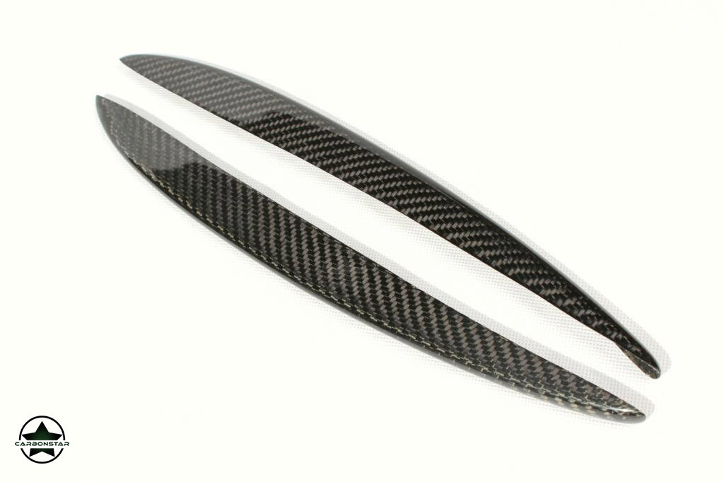 Cstar Carbon FRP Front Headlight Covers suitable for BMW F10 F11