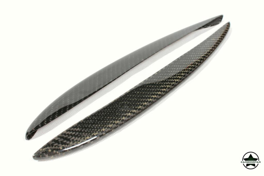 Cstar Carbon FRP Front Headlight Covers suitable for BMW F10 F11