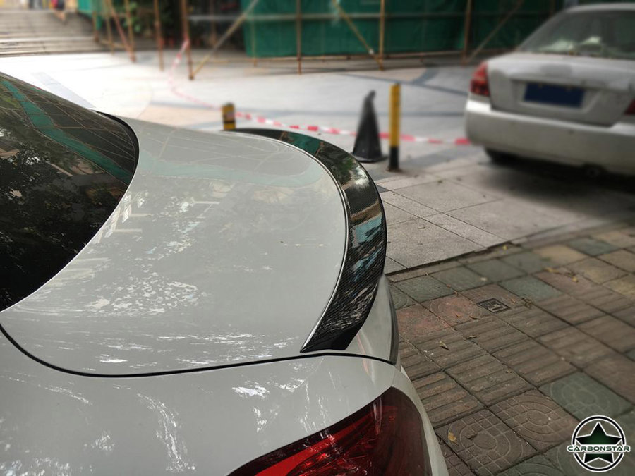 Cstar Carbon Gfk Heckspoiler V2 für Mercedes Benz W205 Limo C63 C43