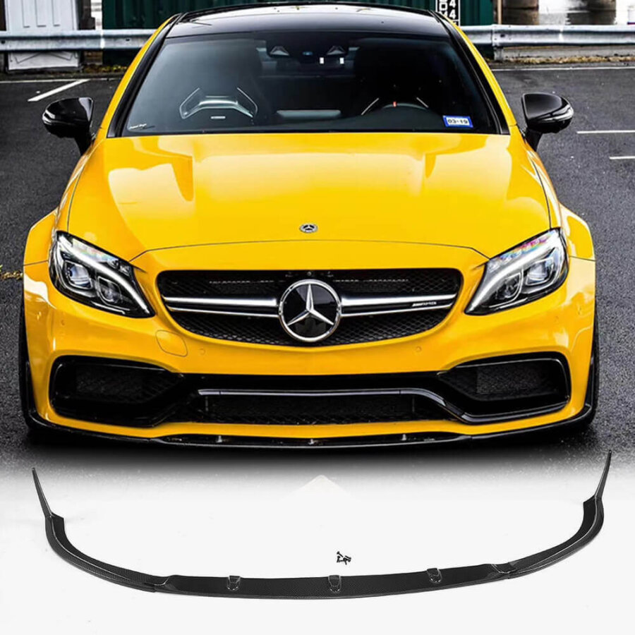 Cstar Carbon Gfk Frontlippe für Mercedes Benz W205 C205 Coupe C63 C63s 15-17