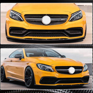 Cstar Carbon Gfk Frontlippe für Mercedes Benz W205 C205 Coupe C63 C63s 15-17