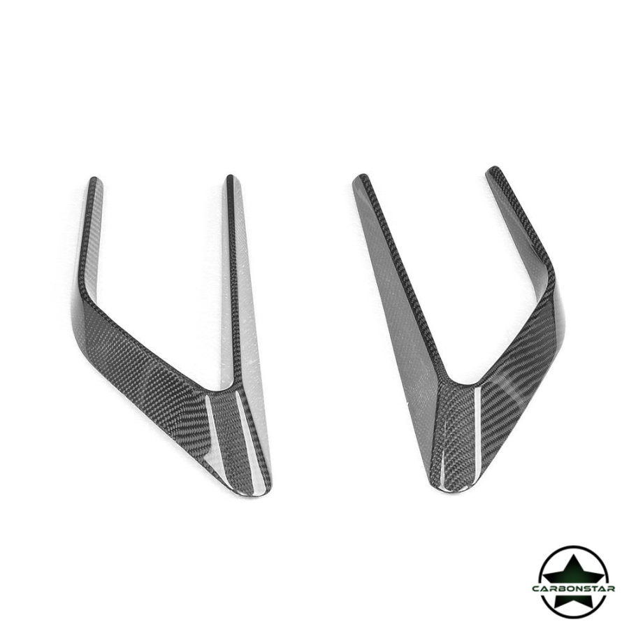Cstar Carbon Gfk Canards Abdeckung vorne für Mercedes Benz W205 AMG Sportpaket C63 Limo