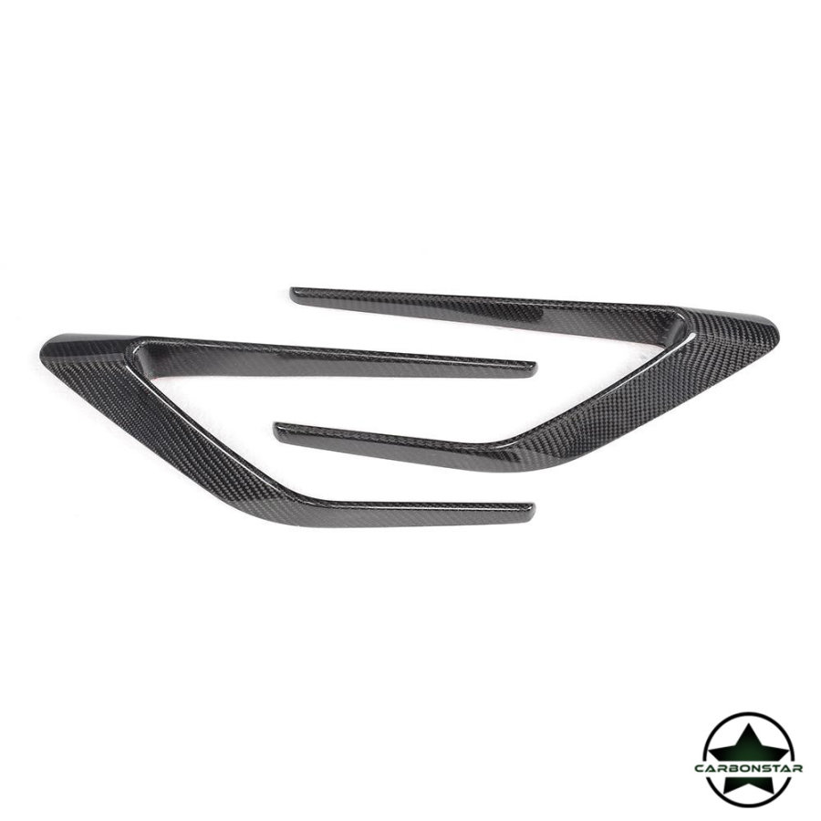 Cstar Carbon Gfk Canards Abdeckung vorne für Mercedes Benz W205 AMG Sportpaket C63 Limo