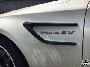 Cstar Carbon Gfk Canards Abdeckung vorne für Mercedes Benz W205 AMG Sportpaket C63 Limo