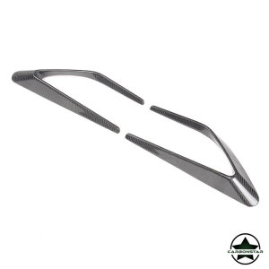 Cstar Carbon Gfk Canards Abdeckung vorne für Mercedes Benz W205 AMG Sportpaket C63 Limo