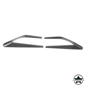 Cstar Carbon Gfk Canards Abdeckung vorne für Mercedes Benz W205 AMG Sportpaket C63 Limo