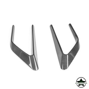 Cstar Carbon Gfk Canards Abdeckung vorne für Mercedes Benz W205 AMG Sportpaket C63 Limo
