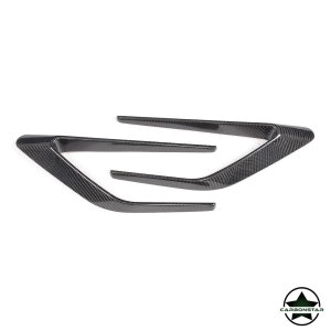 Cstar Carbon Gfk Canards Abdeckung vorne für Mercedes Benz W205 AMG Sportpaket C63 Limo